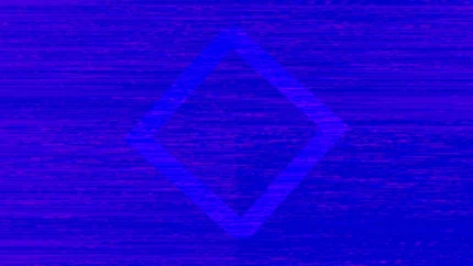 Electric Azure Blue - Crystallize Still — fondo abstracto horizontal azul eléctrico, cian