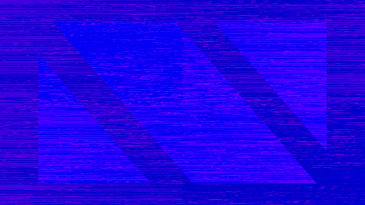 Electric Azure Blue – Fractured Plane Still