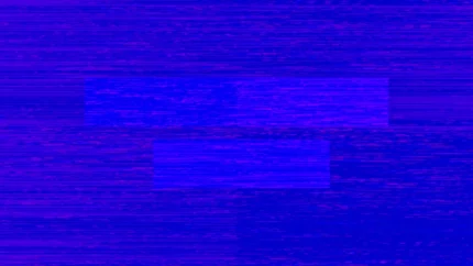Electric Azure Blue - Frequency Shift Still — fondo abstracto horizontal azul eléctrico, cian