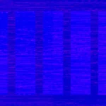 Electric Azure Blue - Pulse Wave Still — fondo abstracto horizontal azul eléctrico, cian