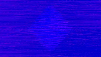 Electric Azure Blue - Stellar Burst Still — fondo abstracto horizontal azul eléctrico, cian