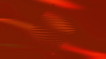 Emberglow - Heatwave Still — fondo abstracto horizontal naranja, ámbar