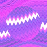 Glitchscape Symphony - Corrupted Core Still — fondo abstracto horizontal cian, magenta