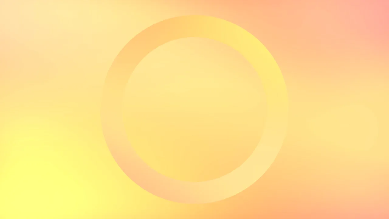 Golden Hour - Solar Circle Still — fondo abstracto horizontal dorado, ámbar