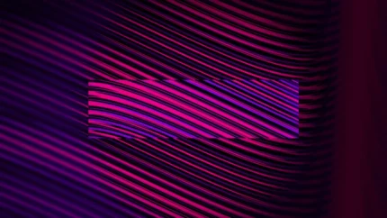 Hypnotic Depths - Crimson Bar Still — fondo abstracto horizontal violeta, púrpura