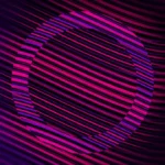 Hypnotic Depths - Violet Vortex Still — fondo abstracto horizontal violeta, púrpura