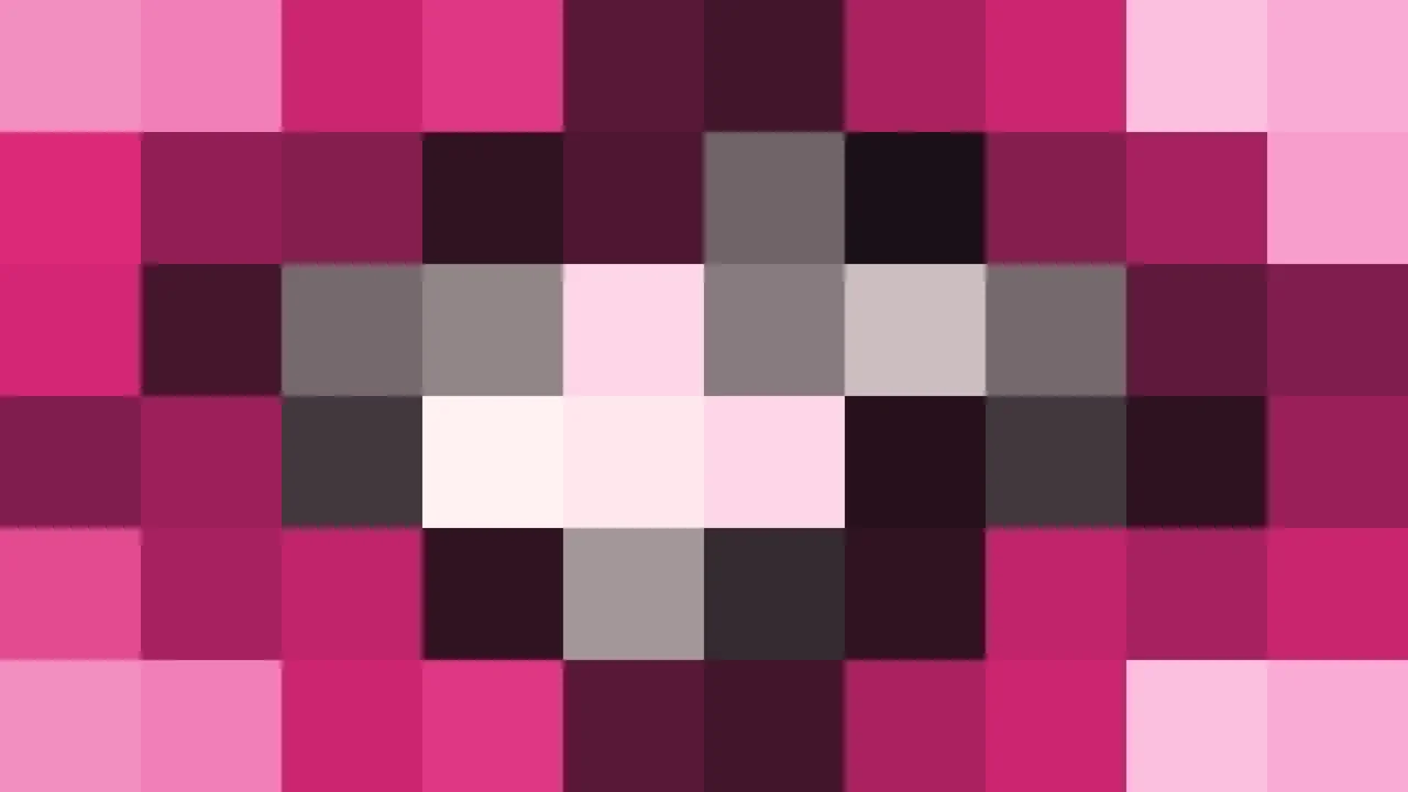 Imagen Still de Bloques de Píxeles Magenta y Magenta Oscuro en Rombos | Fondo JPG 4K