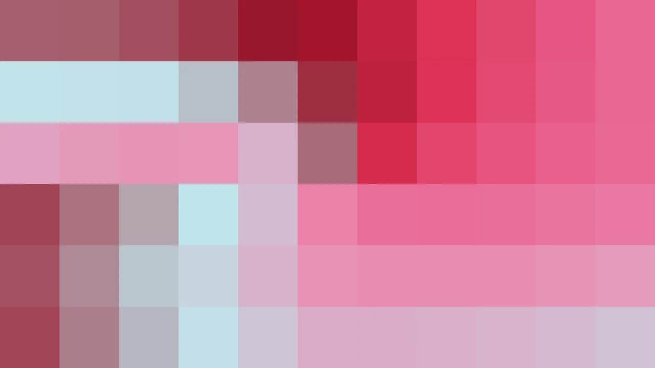 Imagen Still de Bloques de Píxeles Rojo Oscuro y Fucsia en Molinete | Fondo JPG 4K