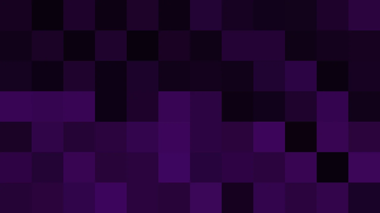 Imagen Still de Bloques de Píxeles Violeta Oscuro y Morado Oscuro en Prisma | Fondo JPG 4K