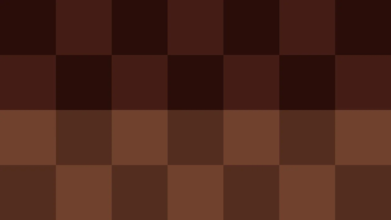 Imagen Still de Bloques Grandes de Píxeles Rojo Oscuro y Terracota en Damero | Fondo JPG 4K