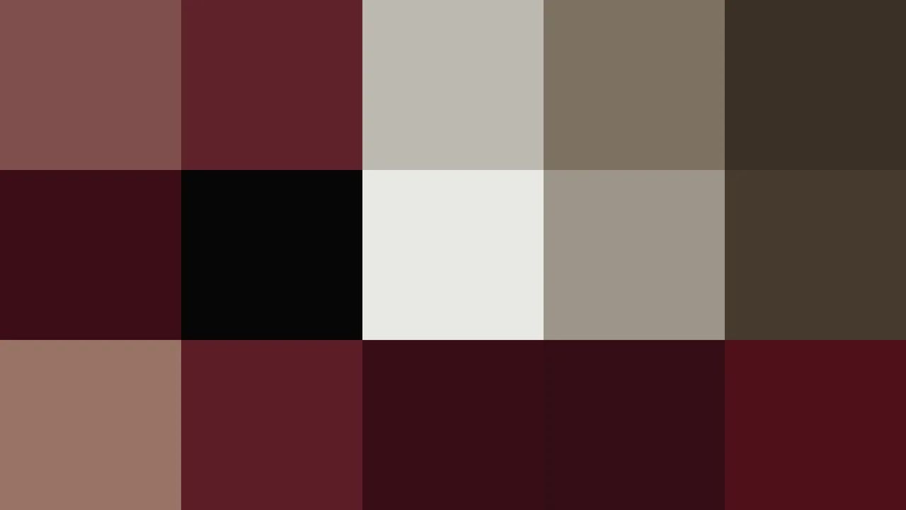 Imagen Still de Bloques Grandes de Píxeles Rojo Oscuro y Tostado en Órbitas | Fondo JPG 4K