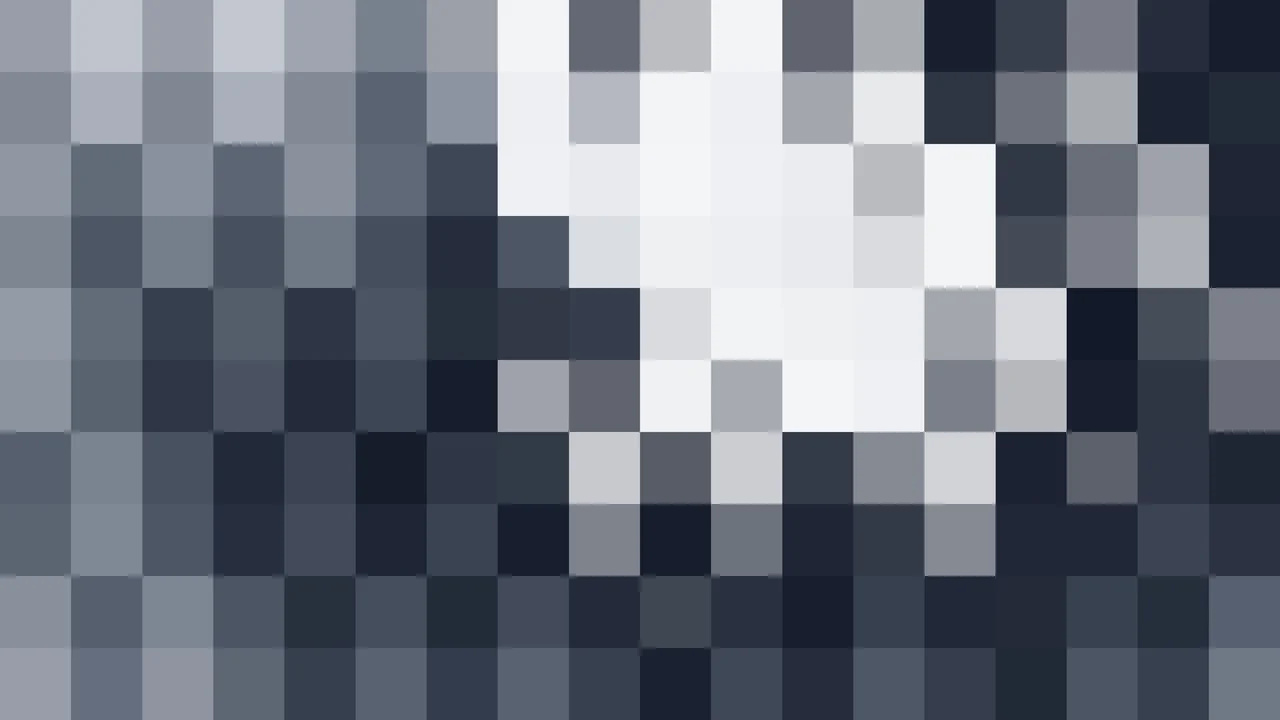 Imagen Still de Mosaico de Píxeles Azul Cobalto y Azul Cielo en Órbitas | Fondo JPG 4K