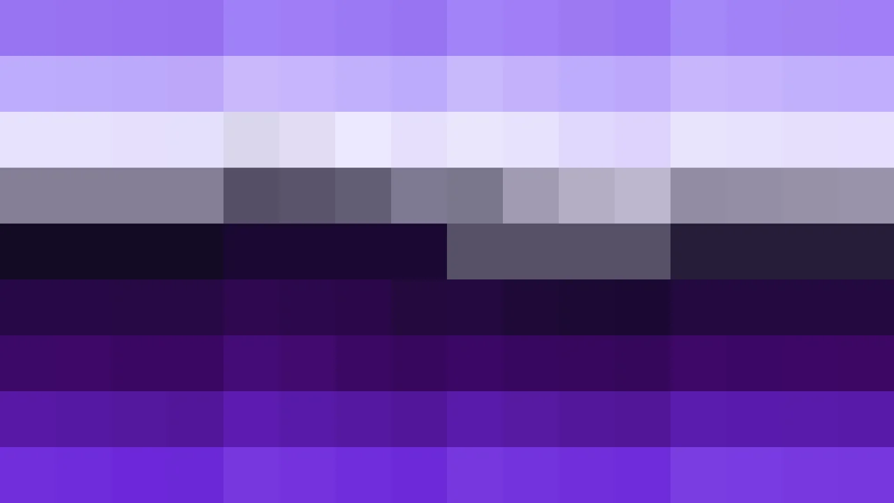 Imagen Still de Mosaico de Píxeles Azul Violáceo y Violeta Oscuro en Barrido Vertical | Fondo JPG 4K