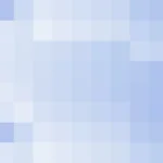 Mosaico de píxeles en tonos azul con columnas, imagen still VJ para escenario de iglesia