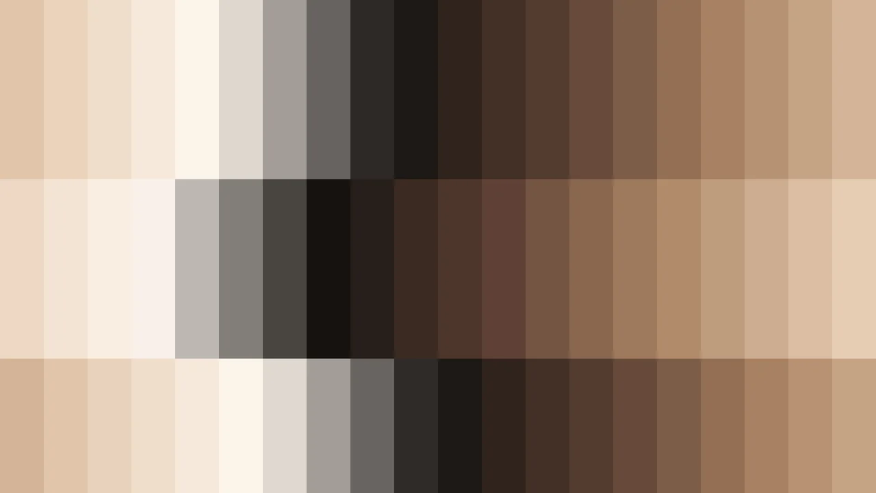 Imagen Still de Mosaico de Píxeles Melocotón y Tostado en Barrido Horizontal | Fondo JPG 4K