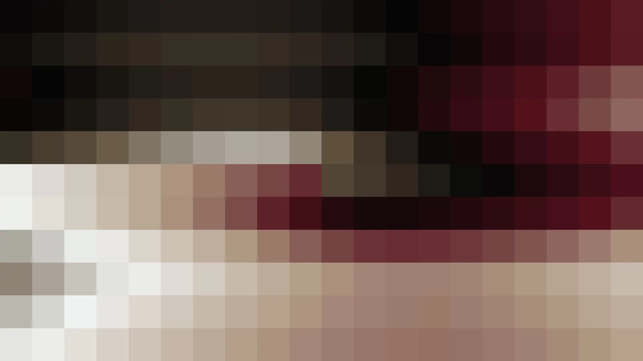 Imagen Still de Mosaico de Píxeles Rojo Oscuro y Tostado en Espiral | Fondo JPG 4K