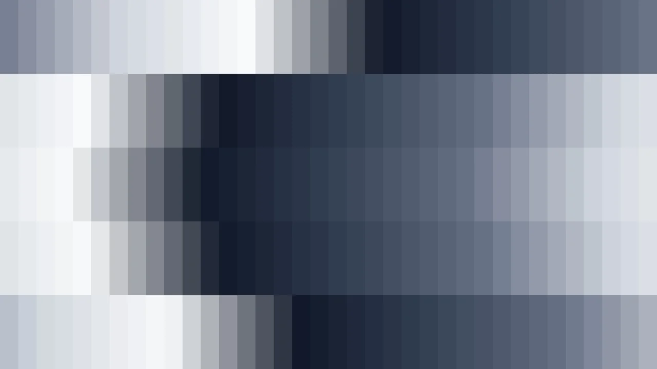 Imagen Still de Mosaico Denso de Píxeles Azul Marino y Azul Cielo en Columnas | Fondo JPG 4K