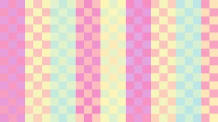 Mosaico denso de píxeles en tonos magenta y violeta, imagen still VJ para escenario de iglesia