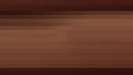 Mosaico denso de píxeles en tonos rojo y terracota con bandas horizontales, imagen still VJ para escenario de iglesia
