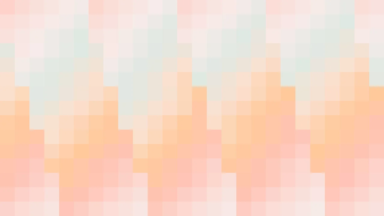 Imagen Still de Mosaico Denso de Píxeles Rosa Claro y Melocotón en Bandas Horizontales | Fondo JPG 4K