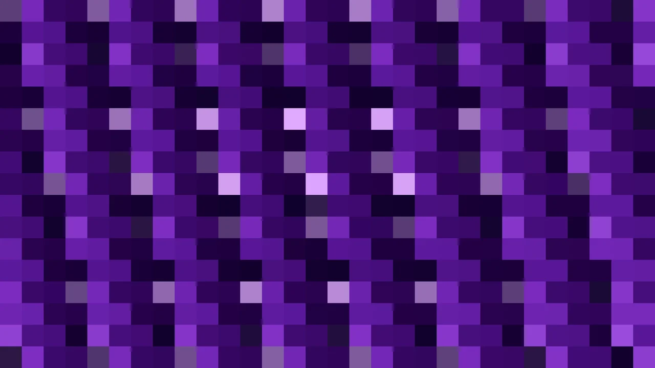 Imagen Still de Mosaico Denso de Píxeles Violeta y Violeta Oscuro | Fondo JPG 4K