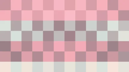 Píxeles en tonos rosa y salvia, imagen still VJ para escenario de iglesia