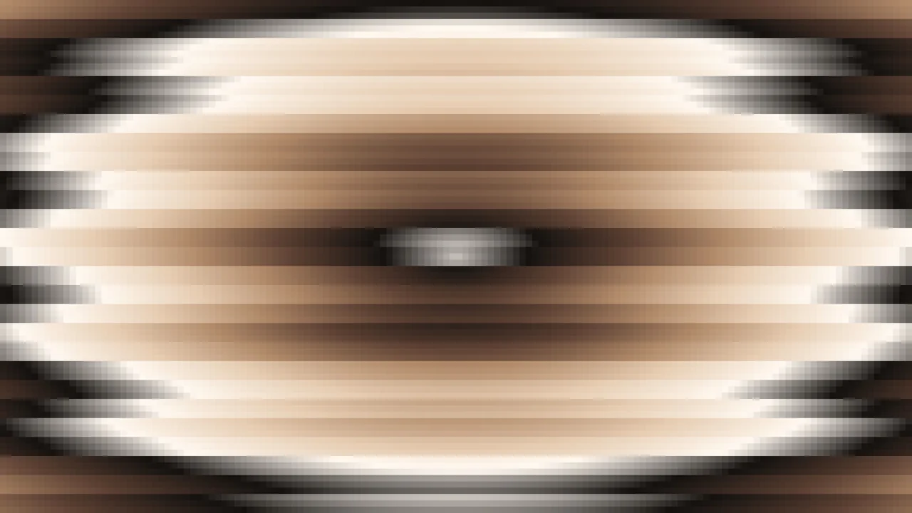 Imagen Still de Trama de Micro-Píxeles Melocotón y Tostado en Ondas Concéntricas | Fondo JPG 4K