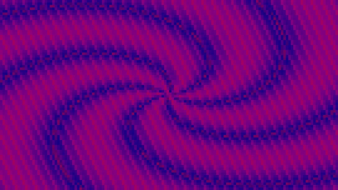 Imagen Still de Trama de Micro-Píxeles Púrpura Oscuro y Magenta Oscuro en Caleidoscopio | Fondo JPG 4K