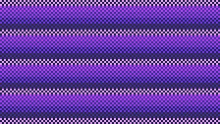 Trama de micro píxeles en tonos púrpura y violeta con damero, imagen still VJ para escenario de iglesia