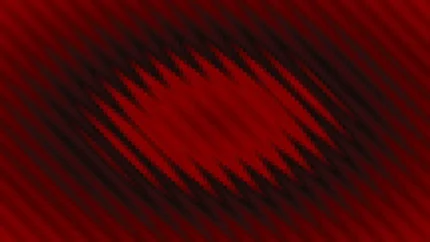 Trama de micro píxeles en tonos rojo y oscuro con ondas concéntricas, imagen still VJ para escenario de iglesia