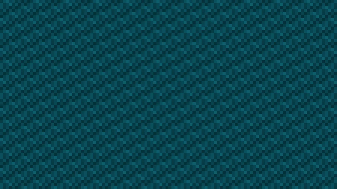 Imagen Still de Trama de Micro-Píxeles Teal Oscuro y Teal en Damero | Fondo JPG 4K