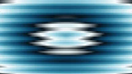 Trama de micro píxeles en tonos teal y oscuro con ondas concéntricas, imagen still VJ para escenario de iglesia