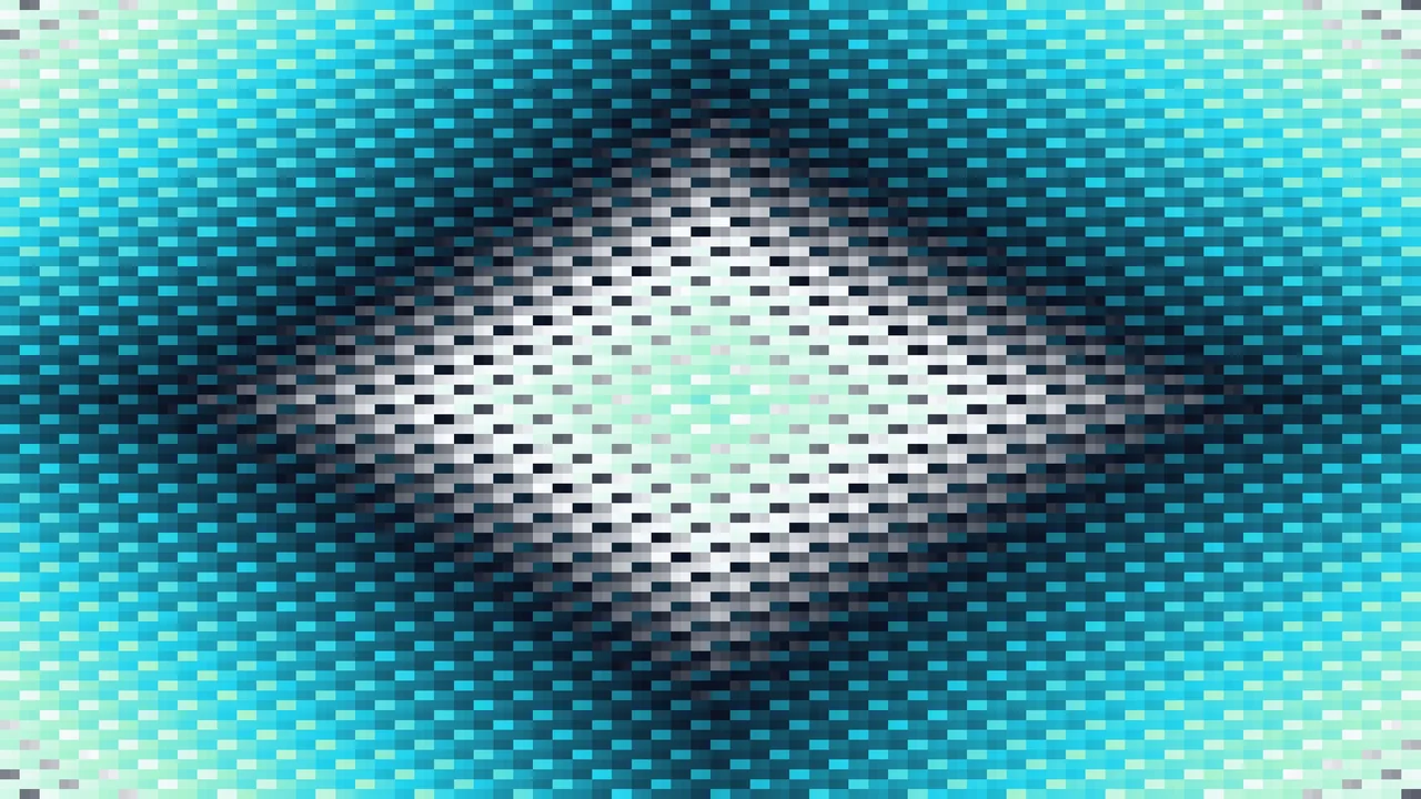 Imagen Still de Trama de Micro-Píxeles Teal y Aguamarina Claro en Rombos | Fondo JPG 4K