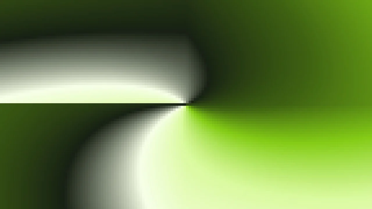 Imagen Still de Trama de Micro-Píxeles Verde Lima y Verde Oliva en Molinete | Fondo JPG 4K