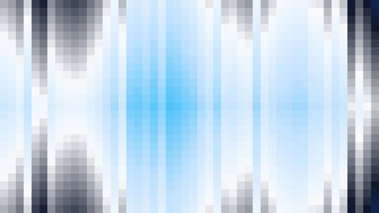 Imagen Still de Trama Fina de Píxeles Azul Cielo y Teal en Bandas Partidas | Fondo JPG 4K
