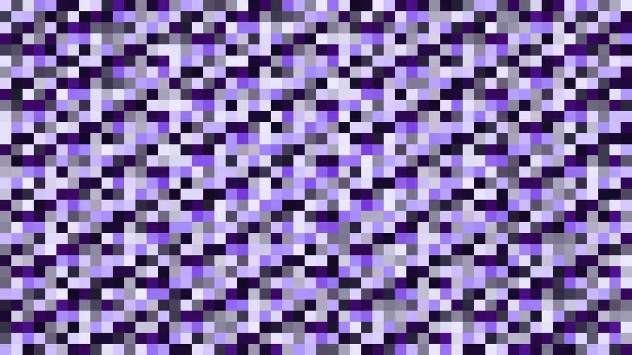 Imagen Still de Trama Fina de Píxeles Azul Violáceo y Violeta Oscuro en Destellos | Fondo JPG 4K