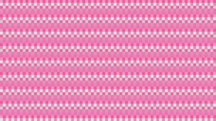 Trama fina de píxeles en tonos magenta y malva con damero, imagen still VJ para escenario de iglesia