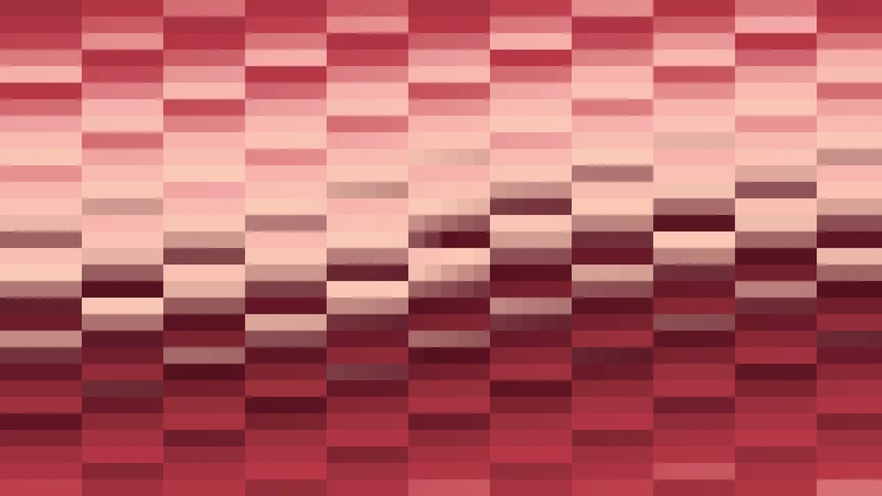 Imagen Still de Trama Fina de Píxeles Melocotón y Rojo en Bandas Horizontales | Fondo JPG 4K