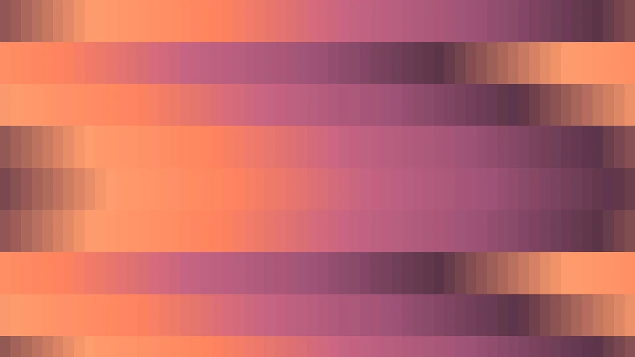 Imagen Still de Trama Fina de Píxeles Naranja y Rojo en Columnas | Fondo JPG 4K