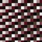 Trama fina de píxeles en tonos rojo y oscuro con mosaico parpadeante, imagen still VJ para escenario de iglesia