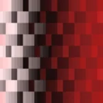 Trama fina de píxeles en tonos rojo con barrido horizontal, imagen still VJ para escenario de iglesia