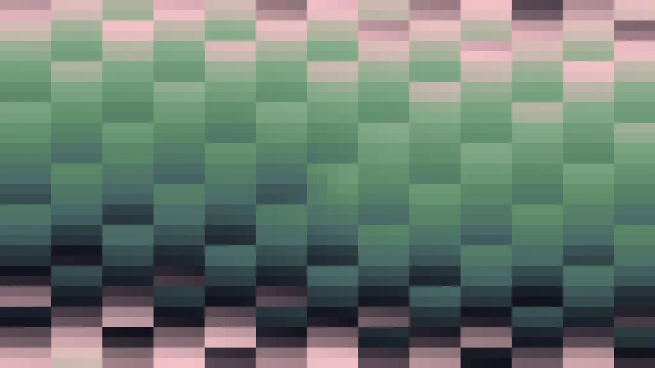Imagen Still de Trama Fina de Píxeles Rojo y Verde Pino en Barrido Vertical | Fondo JPG 4K