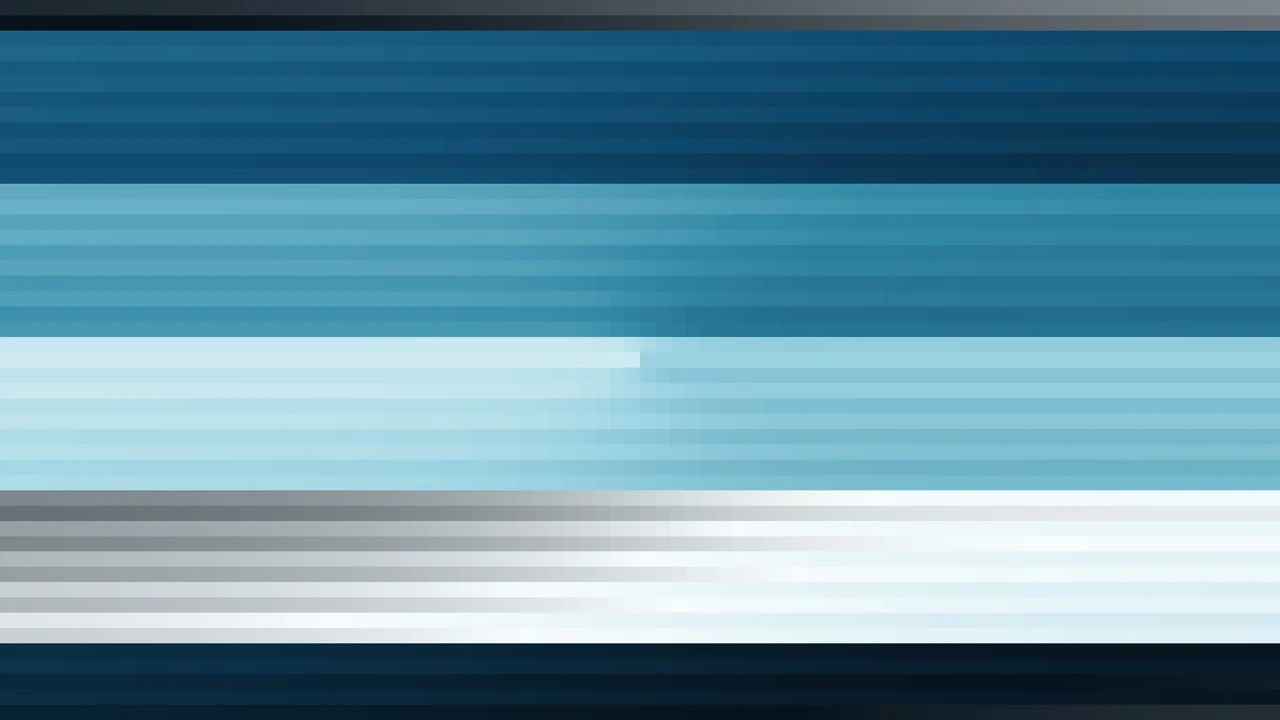 Imagen Still de Trama Fina de Píxeles Teal Oscuro y Teal en Bandas Horizontales | Fondo JPG 4K
