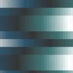 Trama fina de píxeles en tonos teal y turquesa con barrido horizontal, imagen still VJ para escenario de iglesia