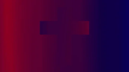 Midnight Bloom - Crimson Cross Still — fondo abstracto horizontal negro, carmesí