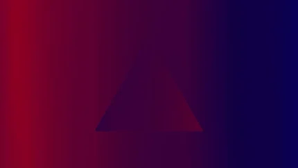 Midnight Bloom - Crimson Triangle Still — fondo abstracto horizontal negro, carmesí