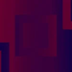 Midnight Bloom - Geometric Flow Still — fondo abstracto horizontal negro, carmesí