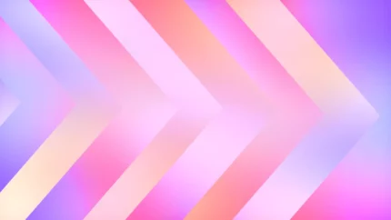 Pastel Spectrum Shapes - Angular Ascent Still — fondo abstracto horizontal pastel, rosa