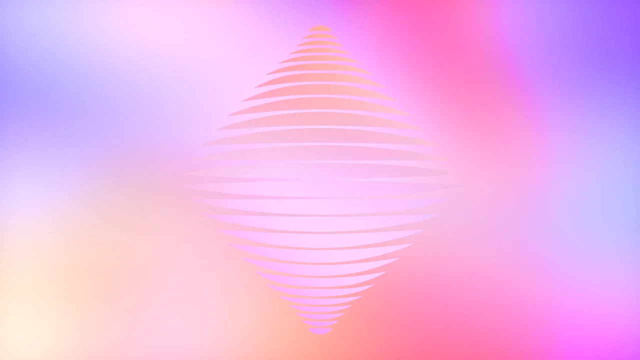 Pastel Spectrum Shapes - Diamond Ripple Still — fondo abstracto horizontal pastel, rosa