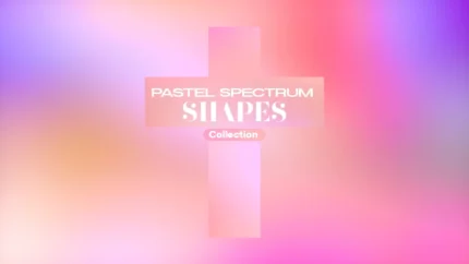Pastel Spectrum Shapes Collection Kit